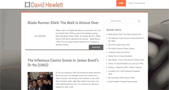 Desktop Screenshot of david-hewlett.co.uk