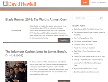 Tablet Screenshot of david-hewlett.co.uk
